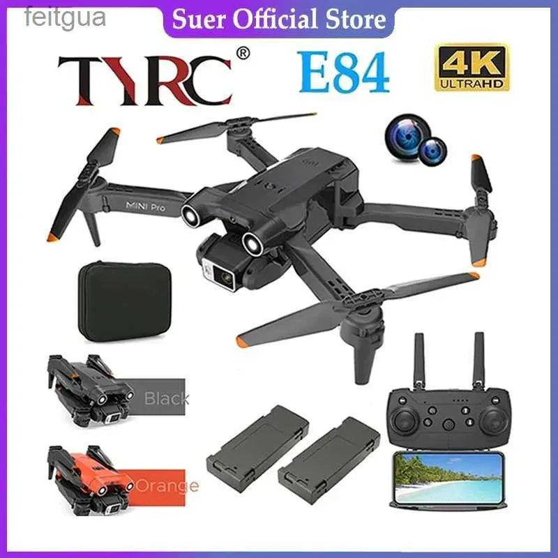 DRONES TYEC XK E84 DRONE Dual Camera High Hold Mode Foldbar Mini Remote Control Wireless Network Aerial Photography Quadcopter Toy2023 YQ240213