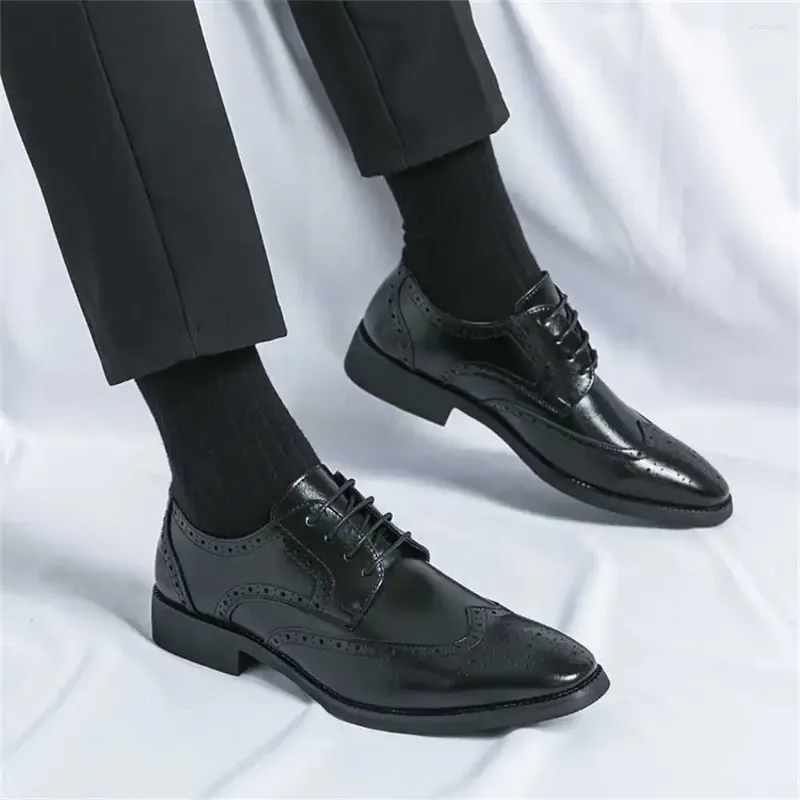 Scarpe eleganti Ete Number 40 Black Men Boy Wedding Sneakers da uomo originali Scarpe sportive Designer di calzature