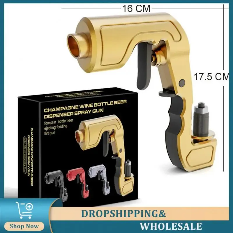 Champagne Vin Pulvérisateur Pistolet Bouteille De Bière Durable Pistolet De Pulvérisation Tirer Boire Éjecteur Alimentation Party Club Bar Jeu Cuisine Machine 240124