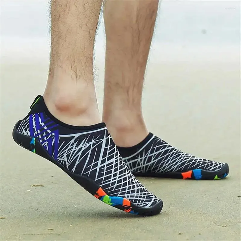 Slippers Colorful Sole 42-43 Water Shoes For Men Flip Flops Brands Sandals Transparent Sneakers Sports Visitors