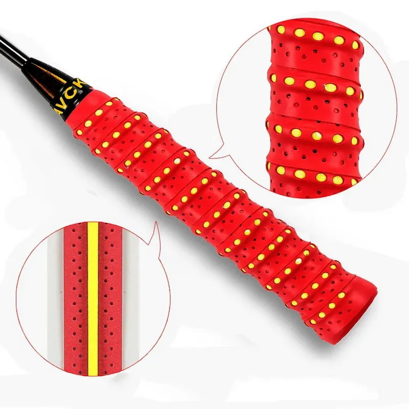 Accessoire Raquette Tennis 3 Grips De Raquette ILLUVA - Antidérapant, Absorbant - Pour Tennis, Badminton, Squash - Avec Ruban Surgrip Tennis