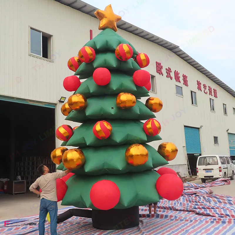 Название товара wholesale игры на свежем воздухе 8 м 26 футов надувная рождественская елка гигантские надувные шары для рождественских украшений 003 Код товара