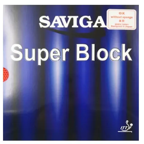 SAVIGA Super Block OX Tischtennis Gummi Long Pips Ping Pong ohne Schwamm 240122