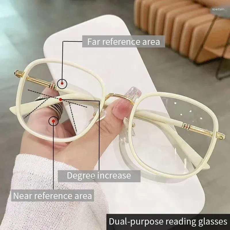Солнцезащитные очки бифокальные очки для пресбиопии женские интеллектуальный зум мультифокальные очки для чтения для дальнозоркости по рецепту женские