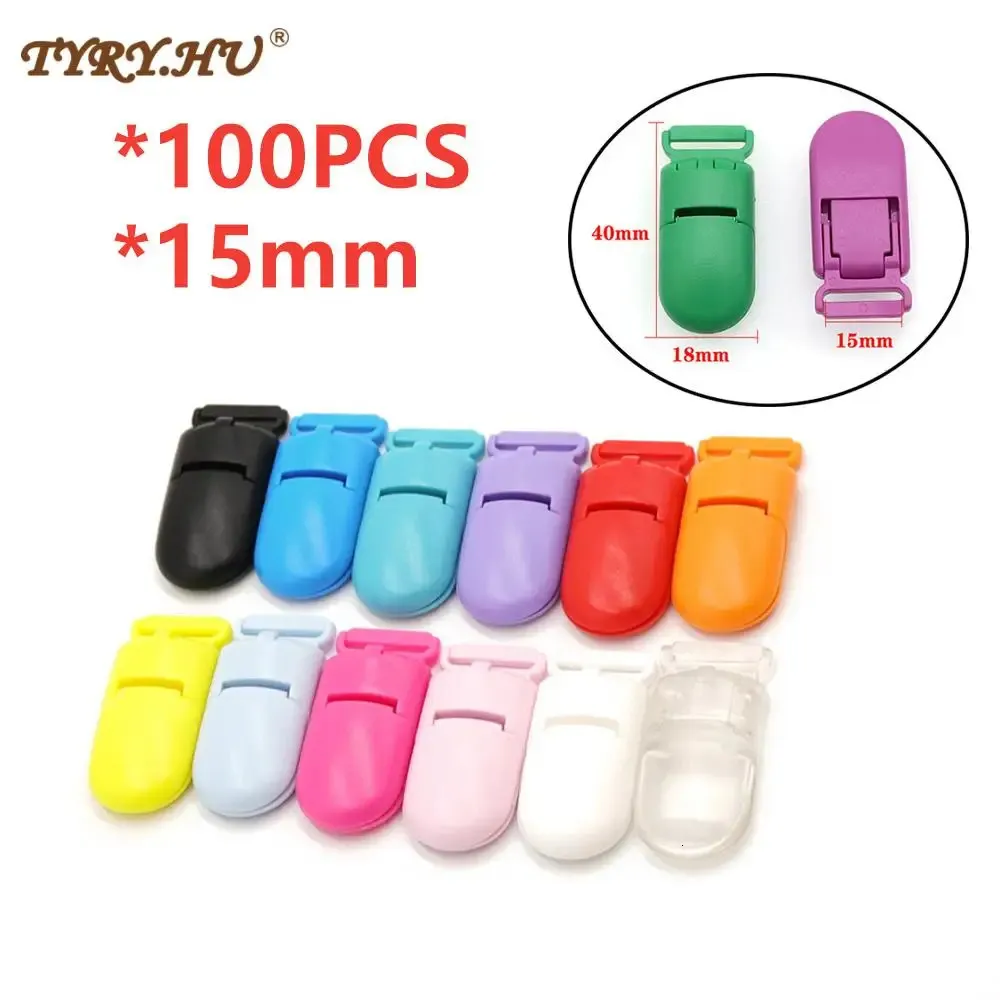 Tyry.hu 100pcs/Set Plastic Baby Clips Clips Uchwyt SOOTORM SUCHFIER Manekin Akcesoria do spinacza smoczka DIY 240123