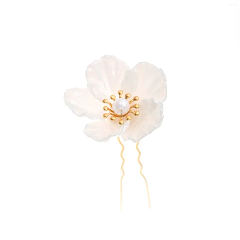 Hair Clips Pearl Chinese Style Hairpin Barrette Accessories For Cheongsam Han Clothes Tea Wear