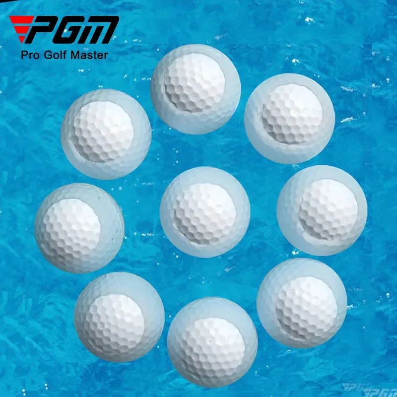 10pcs pgm golf yüzen su topu lavabo yok sentetik kauçuk çift katman 44G d42.7mm uzak mesafe triainating besleme q004 240129