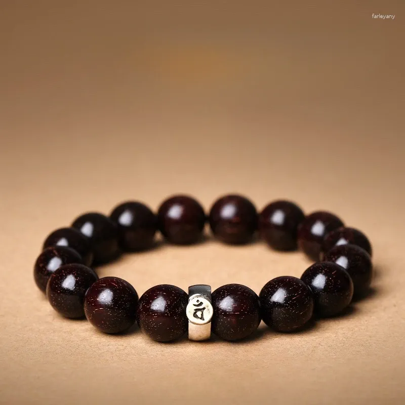 Strand Xiaoye Purple Sandalwood Bracelet Twelve Zodiac Fate Buddha Beads Cultural And Amusement