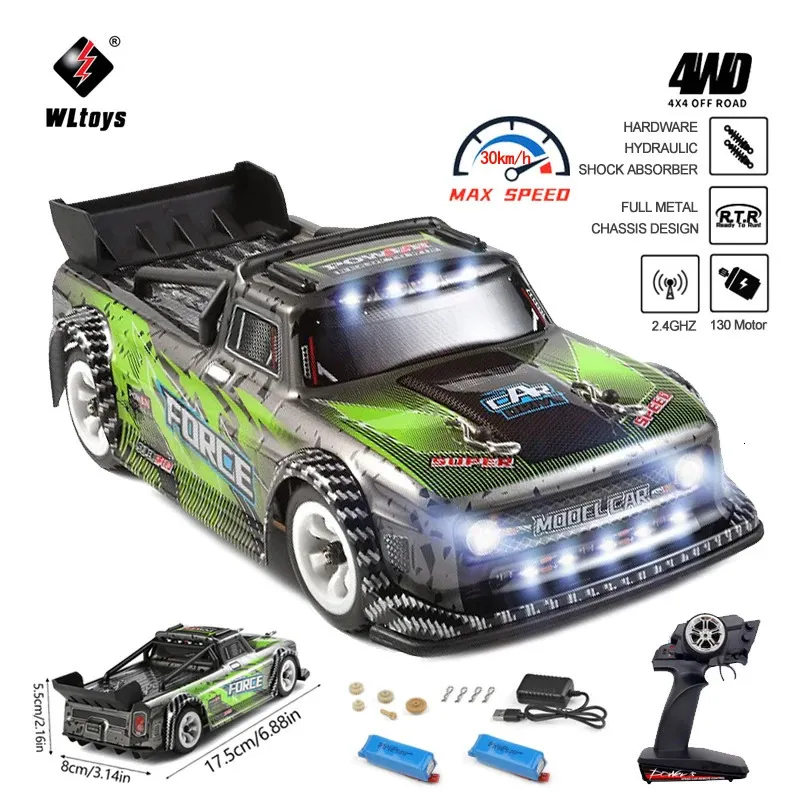 WLtoys 284131 Rc Car 1 28 4WD Drive Off-Road 2.4G 30Km/H High Speed Drift Remote Control RC car 1/28 Drift Toys For Boys Gift 240127