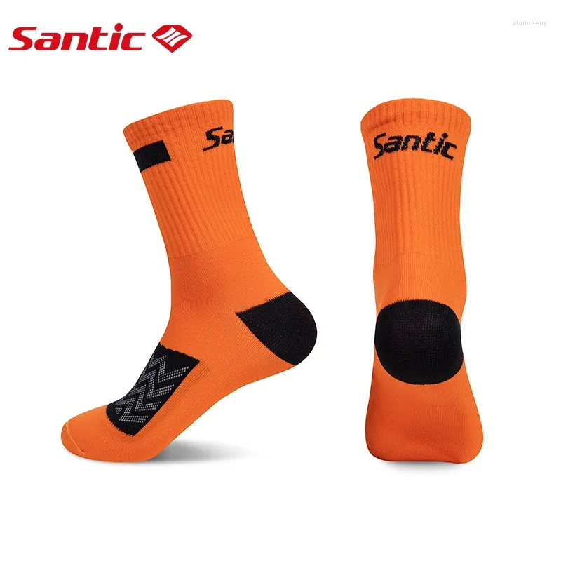 Sports Socks Santic Cycling Outdoor MTB Bike Breathable Comfortable Sweat Absorbent Wear-Resistant Unisex