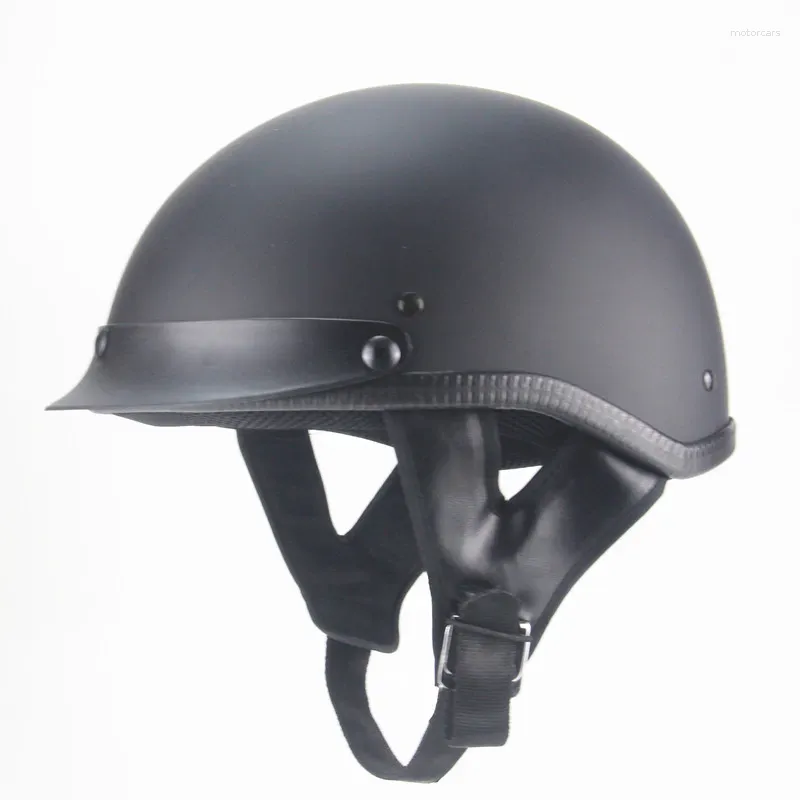 Capacetes de motocicleta Estilo Segunda Guerra Mundial Meio Capacete Chopper Biker Pilot Open Face Moto Motocicleta Capacete Casco Casque Retro Vintage