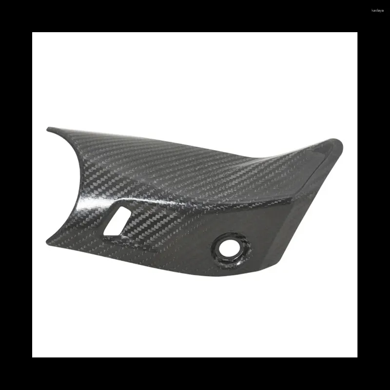 Capa protetora para tubo de escape de fibra de carbono real para motocicleta, decorador, para ninja zx25r 2024-2024