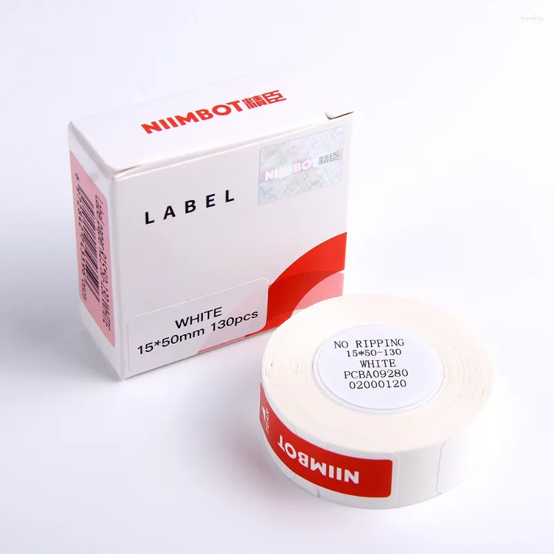 Etiqueta térmica adesiva Niimbot para impressora D11 que imprime papel adesivo à prova d'água anti-óleo resistente a arranhões