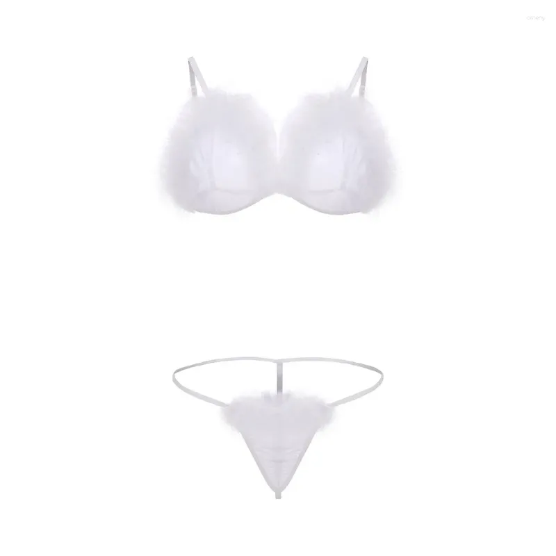 Set di reggiseni Set di biancheria intima sexy Set di lingerie per donna Fasciatura di pizzo Pagliaccetto Top Mutandine Scava fuori gabbia Reggiseno Tuta Costumi esotici