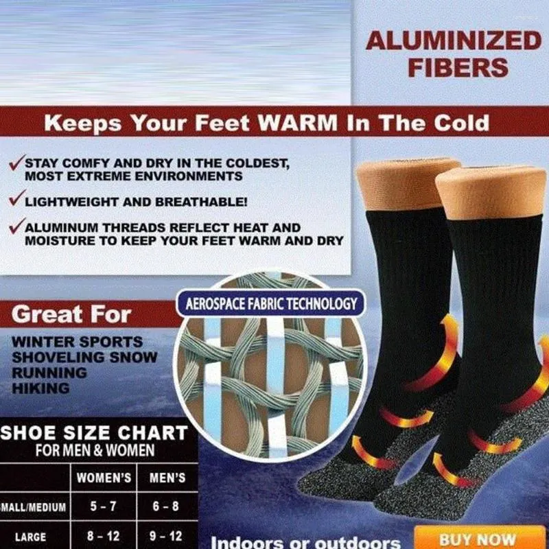 Sports Socks Thermal Stocking Lightweight Keep Warm Unisex Acetate Fibers Compression Stockings For Running Hiking