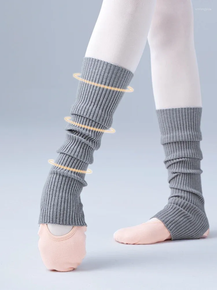 Stage Wear Soutien Chaussettes Hiver Automne Femmes Filles Latin Long Footless Dance Ballet Bas Yoga