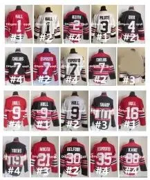 Vintage CCM Hockey Jersey Blackhawks Glean Hall Bobby Hull Esposito Stan Mikita Duncan Keith Pilote Chris Chelios Phil Esposito Denis Savard