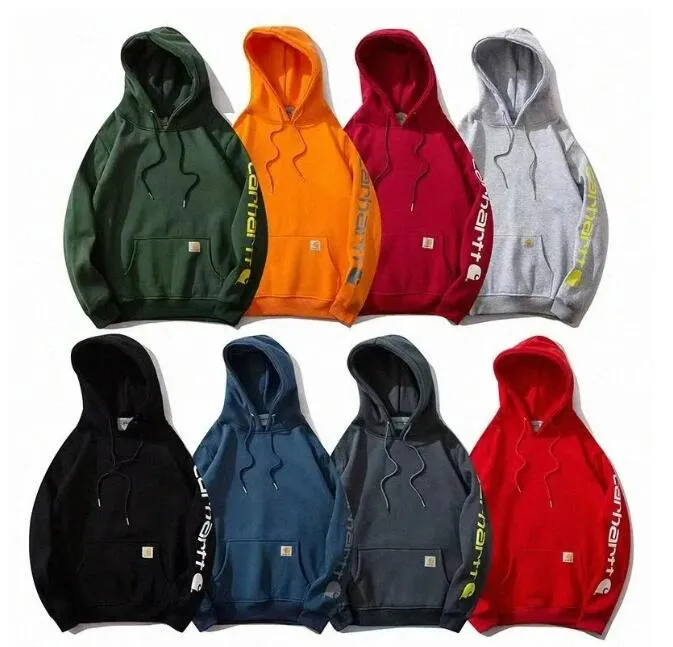 2024 Mens Hoodie sweatshirt carhart designer hoodie pullover jacket hooded loose hip hop long sleeve casual print clothing carharttlys Short Sleeve Shirt