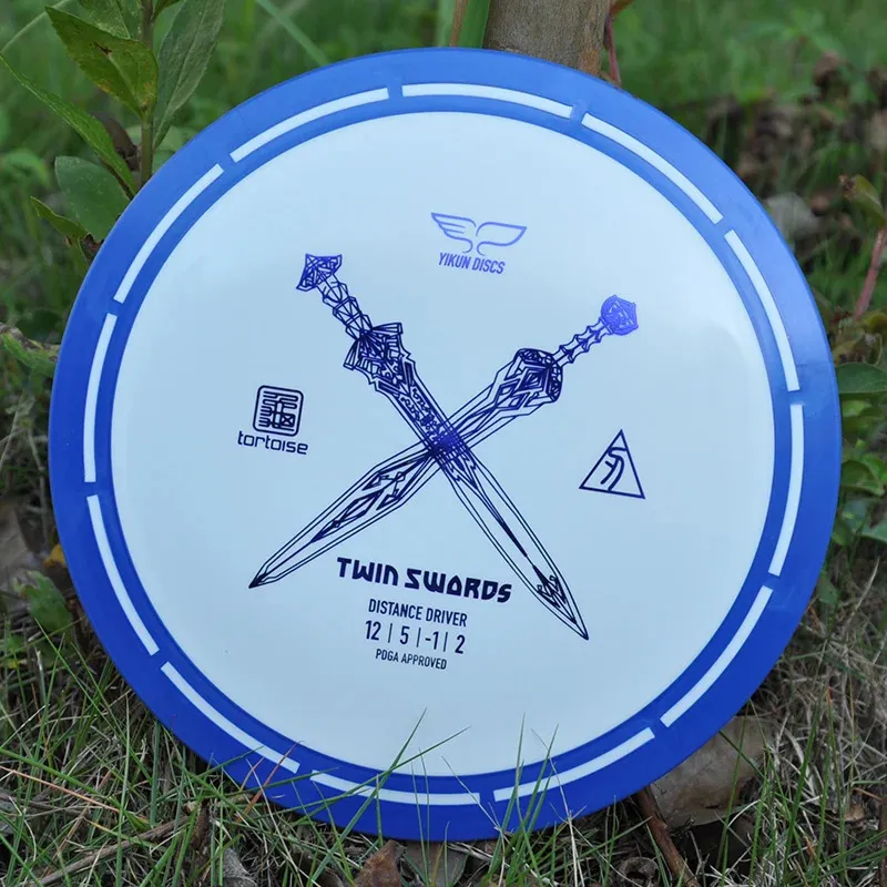 Yikun Putt i podejście Disc Golf Flying Discs Outdoor Play Toy Sport for Juniors Beach Disc Plaży- Twin Swords 240122