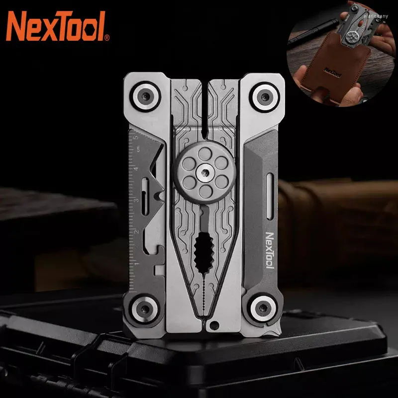 Smart Home Control NexTool 14 In 1 EDC Multi-Tool Set Outdoor Multifunctional Portable Pliers Folding Knife Screwdriver Can Opener Camping