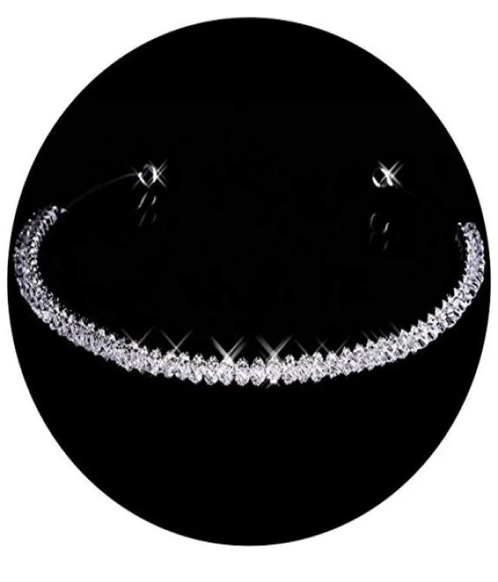 2019 Strass Kristal Bruiloft Gala Homecoming Kronen Band Prinses Bruidstiara's Haaraccessoires Mode Op maat gemaakt7805350