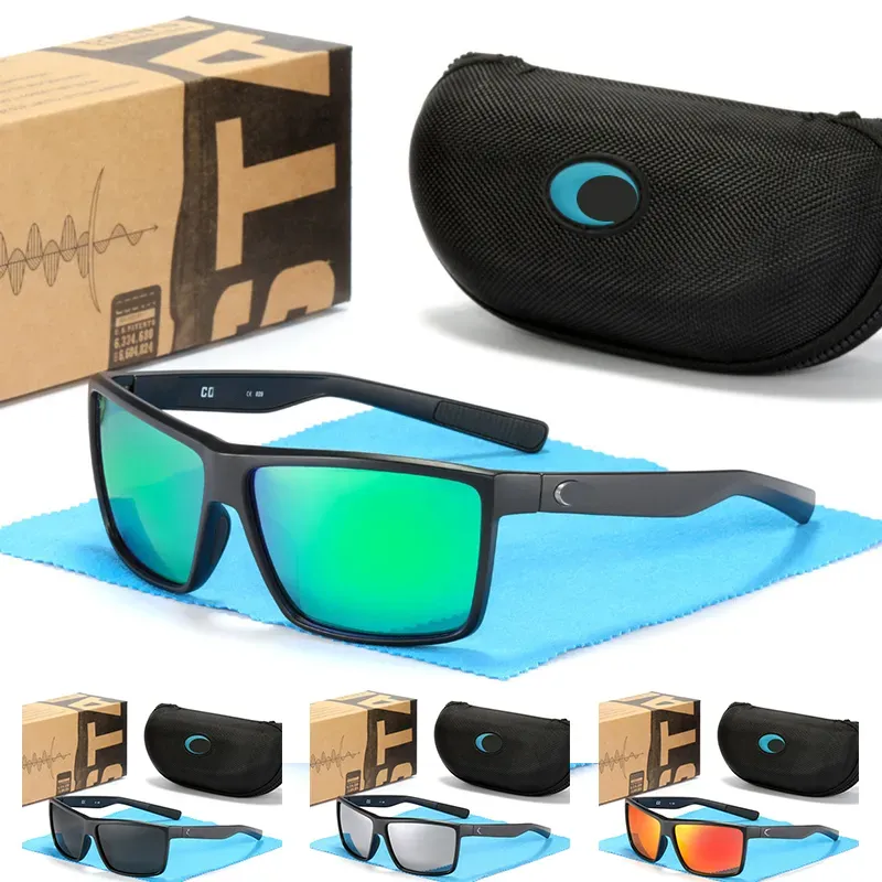 580p Costas Polariserade designer solglasögon för män Kvinnor TR90 Högkvalitativ sportkörande fiskeglas UV400