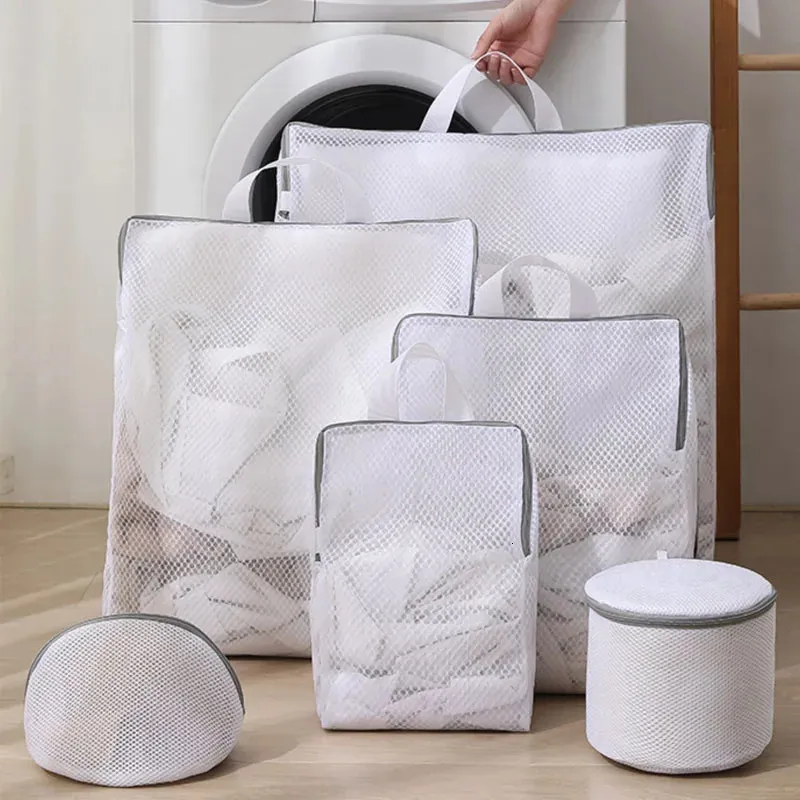 Thickened Mesh Laundry Bags for Efficient Home Clothes Washing