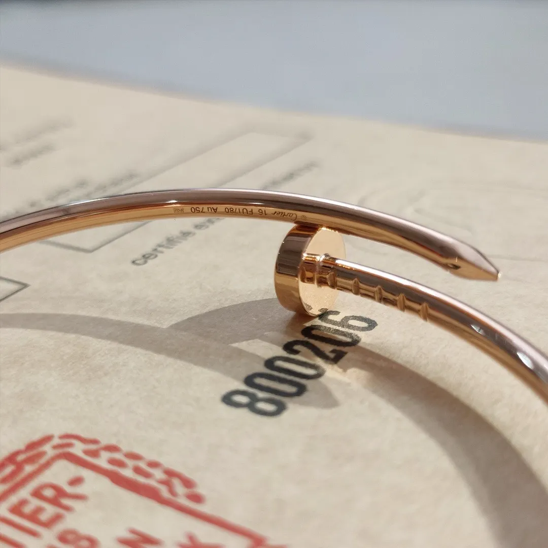2024 Dunne nagel elastische armband voor heren en dames ontwerpers Puur zilver Top V-vormig goud Lichtgewicht High-end Diamond 18k Box BraceletQ8