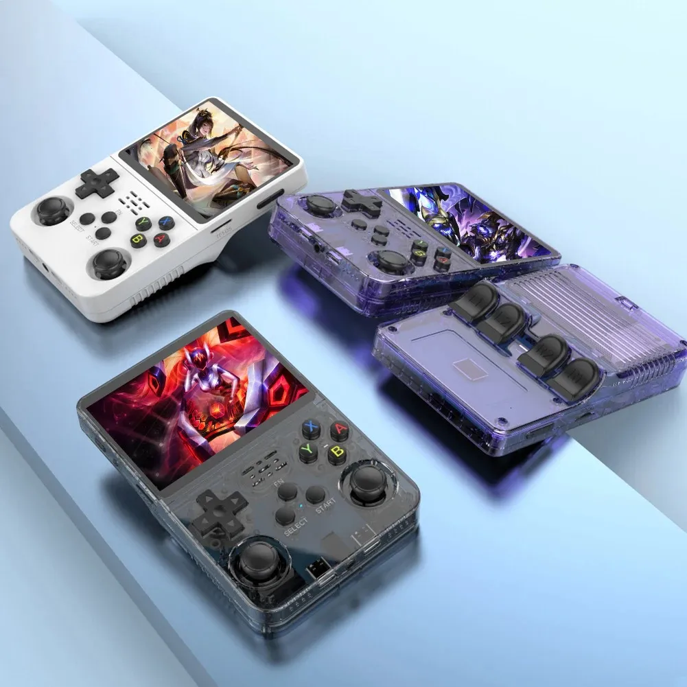 Console de jeu vidéo Portable rétro R36S, système Linux, écran IPS de 3.5 pouces, lecteur vidéo Portable, 64 go, 15000 jeux