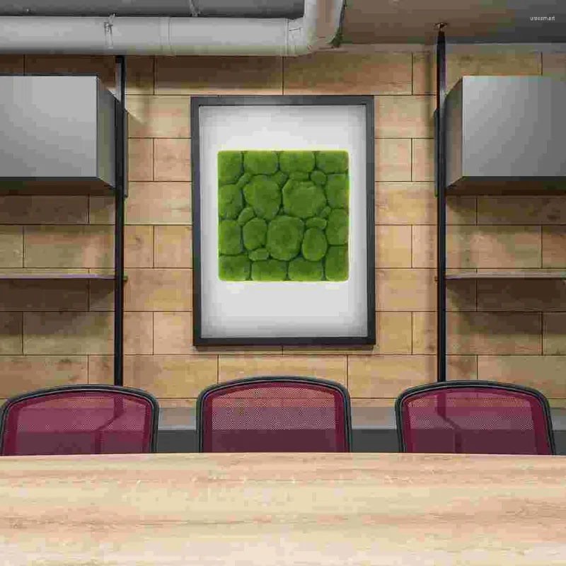 Tapis de fleurs décoratives, 2 pièces, simulation de mousse, Micro scène, accessoire d'aménagement de fausse herbe, coton planté, gazon réaliste
