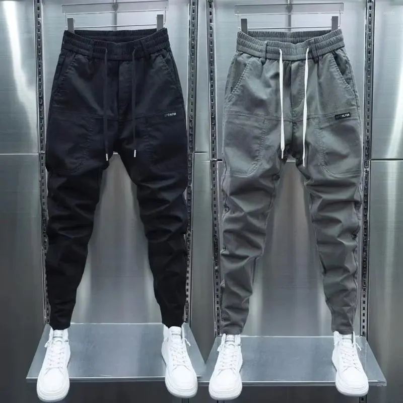 Pantalons pour hommes Cargo Hommes Streetwear Coton Joggers Hip Hop Mode Pantalon de Survêtement Mâle Casual Harem Pantalon Été Harajuku Femmes