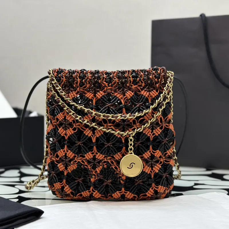 10A najwyższej jakości mini 22 -bag designerska torba 23 cm oryginalna skórzana torba na ramię w torbie łańcucha z pudełkiem C558