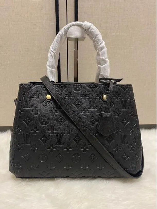 Luxurys designers Handbags Purses MONTIGNE Bag Women Tote Brand Letter Embossing Genuine Leather Shoulder Bags crossbody Louiseity Fashion Viutonity bag