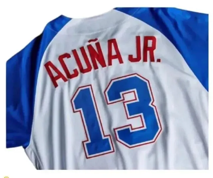 2023 S-4XL WS Gold Program Jersey Ronald Acuna Jr. MATT OlSON  JORGE SOlER DEiON SANDERS AUSTIN RIlEY BRAVE OZZIE ALBIES JONES Men Women Youth Baseball Jerseys