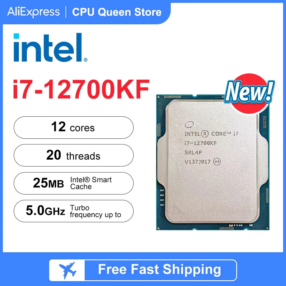 Unlocked 12-Core CPU - High-Performance i7-12700KF Processor