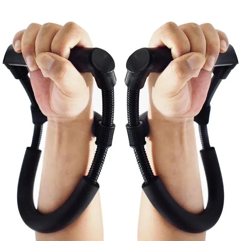 45LB Gym Fitness Exercise Arm Wrist Equipment Hand Grip Strengthener Trainer Adjustable Forearm Trainer 240123