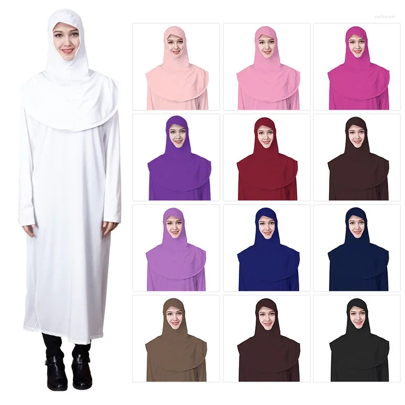 Ubranie etniczne muzułmańskie abaya kobiety Khimar modlitewne odzież Maxi sukienka Turcja