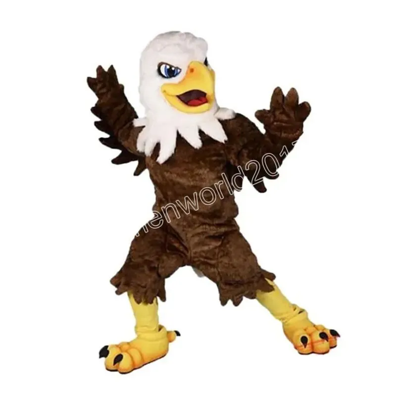 2024 Halloween Fierce Eagle Mascot Costume Cartoon Character Outfits Suit Adults Size Outfit Birthday Christmas Carnival Fancy Dress For Men Women