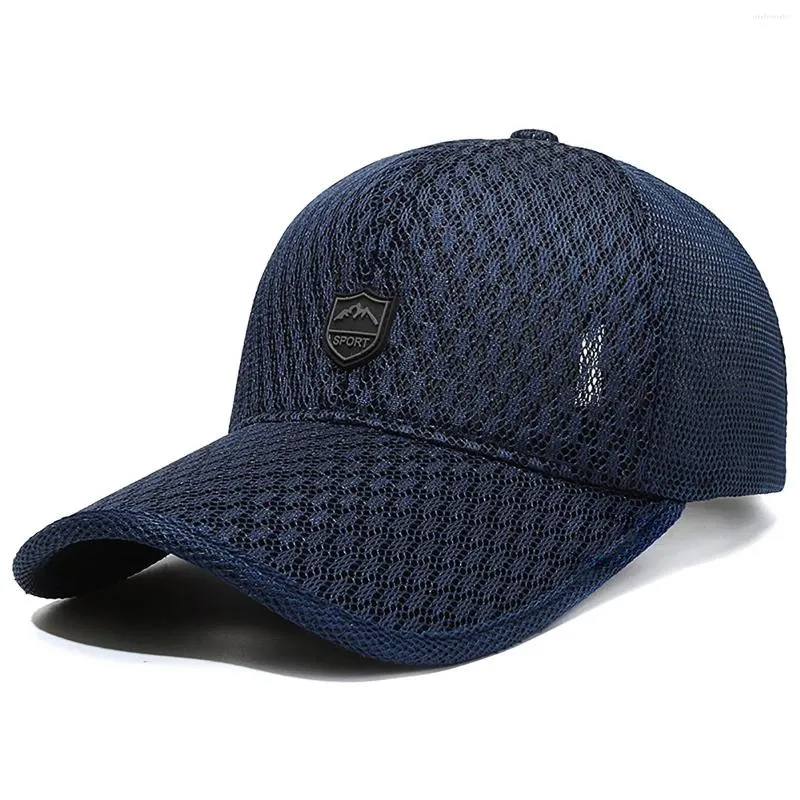 Ball Caps Männer Outdoor Lange Krempe Sonnenschutz Sonnencreme Hut Mesh Atmungsaktive Baseball Kappe Visier Licht Bars Für Notfall Fahrzeuge Karneval