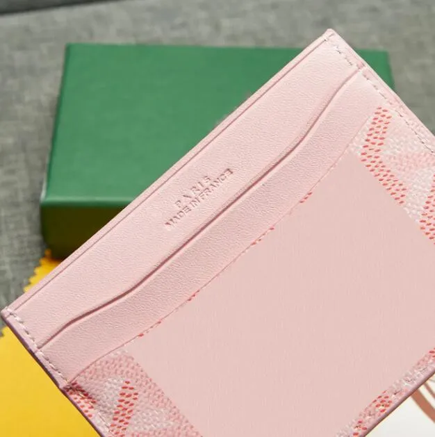 مصمم محفظة 7A حامل البطاقة الجودة عملة مع مربع للنساء رجال البطاقات بالجملة الشهيرة حقيبة رئيسية شائعة