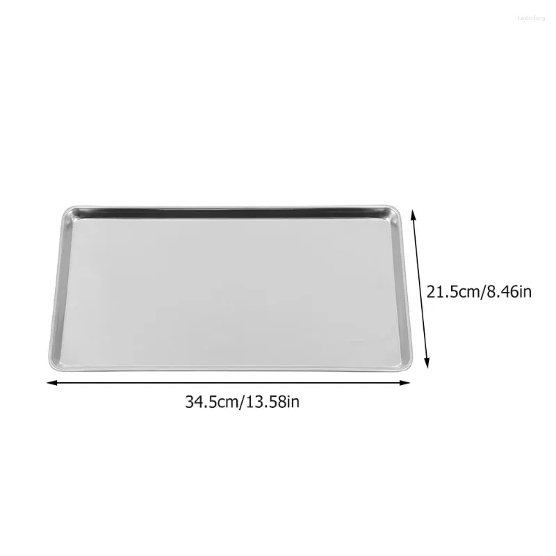 Decorative Figurines Baking Sheet Cookie Tray Metal Pan Professional Stainless Steel Easy Clean Dishwasher