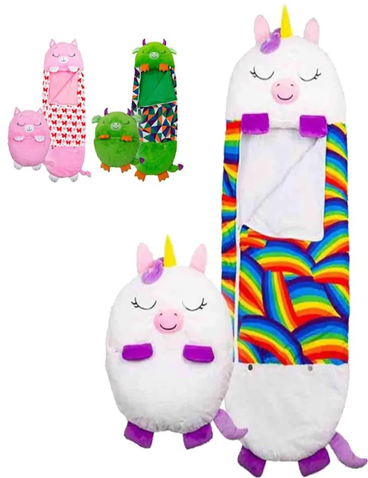 Comfy Kids Pillow Sleepy Sack Cozy Children Unicorn Sleeping Bags with Pillow All Season Comfy Cozy Compact Super Soft Warm1137390