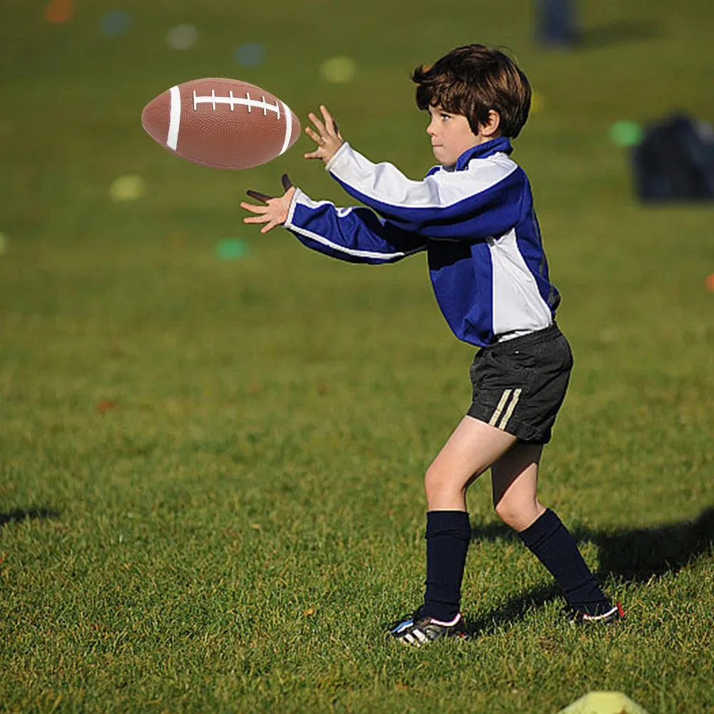 Tieners Rugbybal Kinderspeelgoed Voetballen Antislip Kleine Rugbybal met Inflator Kinderen Spelbal voor Kinderen Onderwijs 240118