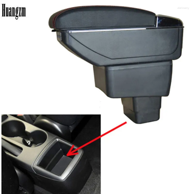 Accessoires d'intérieur pour Mazda 2/Mazda2/demio, accoudoir de Console centrale de voiture, boîte de rangement, accoudoir de style Automobile 2008 – 2024