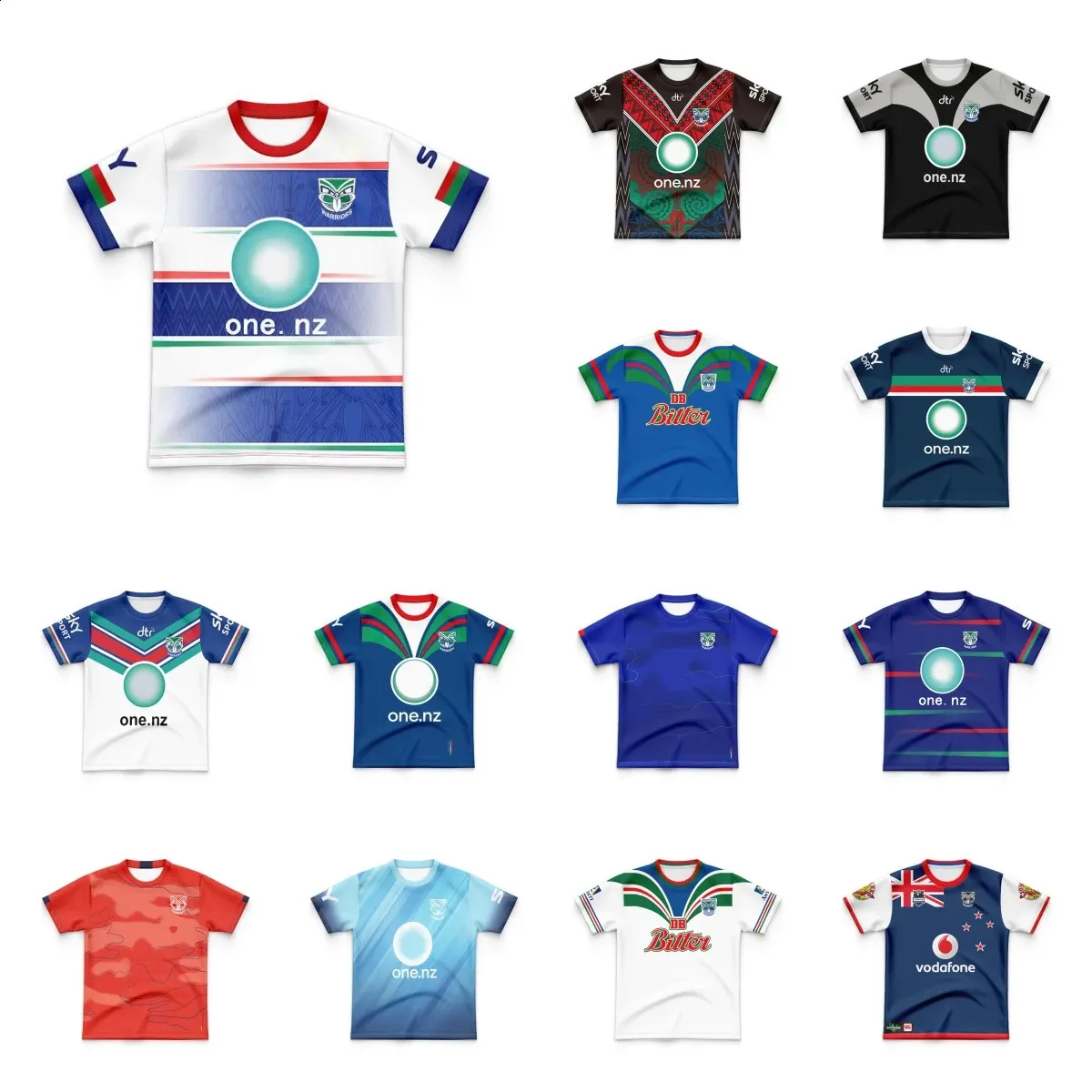 19952011 Kids WARRIORS RETRO HOME RUGBY Heritage JERSEY ZELÂNDIA MENS COMMEMORATIVE ANZAC 240130