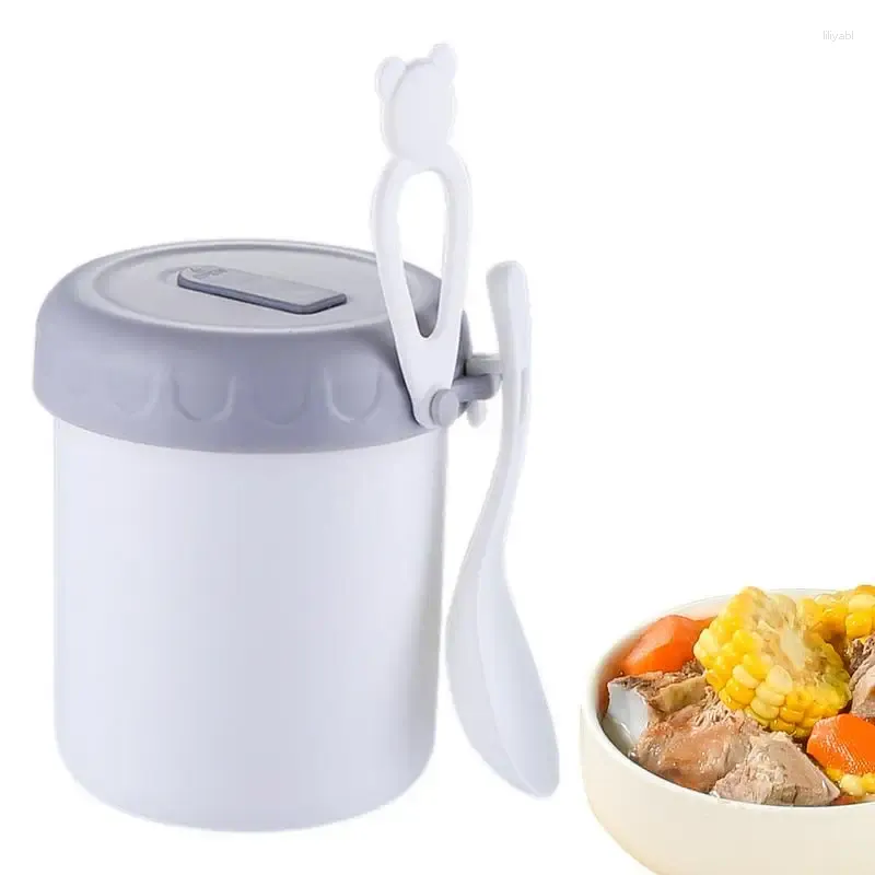 Bouteilles d'eau pot alimentaire pour récipient à déjeuner sous vide en acier inoxydable 15.87oz Portable micro-ondes étanche