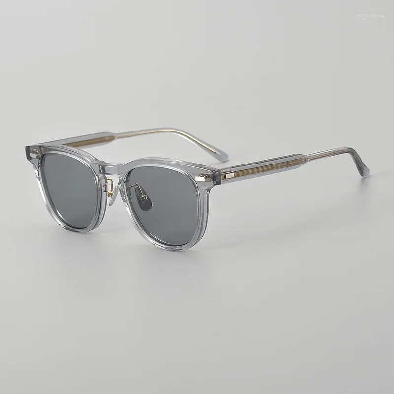 男性用のサングラス女性スタースタイルMDNS MAILLARD VINTAGE UV400 ACETATE日本のトレンディ処方眼鏡フレーム