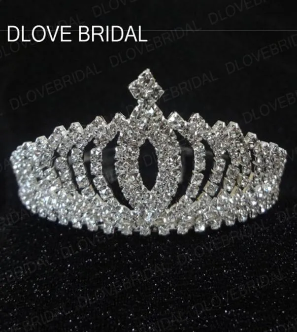 Tiara de coroa de cristal vintage com pente, acessórios de cabelo de noiva de alta qualidade para casamento quinceanera tiaras coroas concurso rhineston1520119