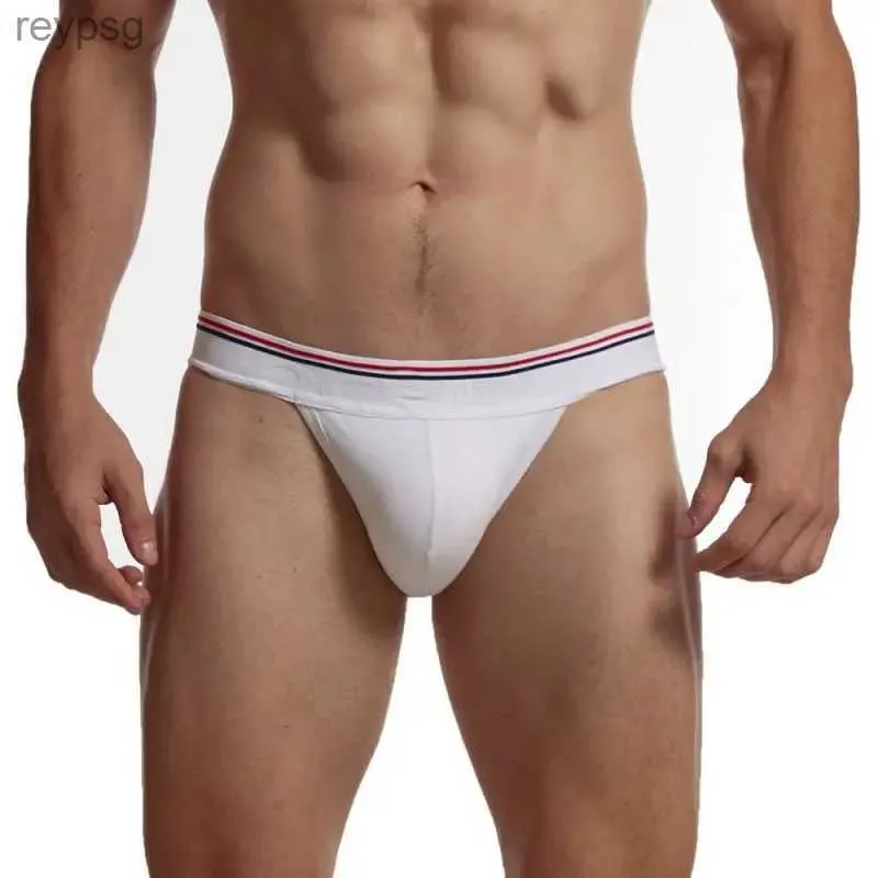 Onderbroek Merk hot selling puur katoen boxer briefs mode lage taille sexy heren ondergoed Sport ademende ventilatieopeningen onderbroek YQ240214