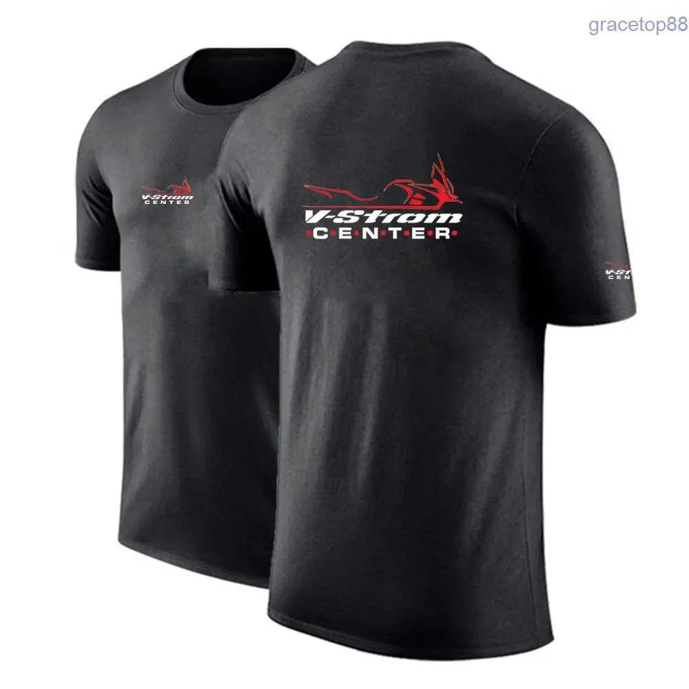 JFCWメンズTシャツ2024 NEW MEN V-STROM DL 650 MOTOLCYCLE MOTORSPORTチームコットンショートスリーブハラジュクサマーソリッドカラーファッションTシャツトップ